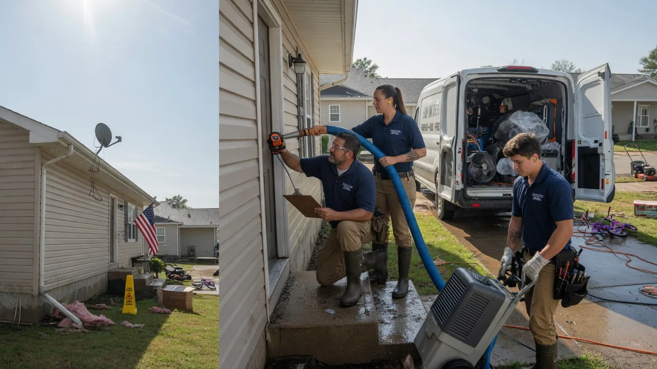 Ceiling Water Damage Restoration in Severy, KS near me